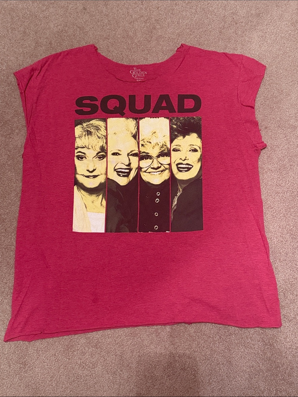 The Golden Girls 'SQUAD' Graphic Tee - Pink